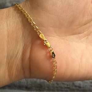 10k Gold Chain Bracelet